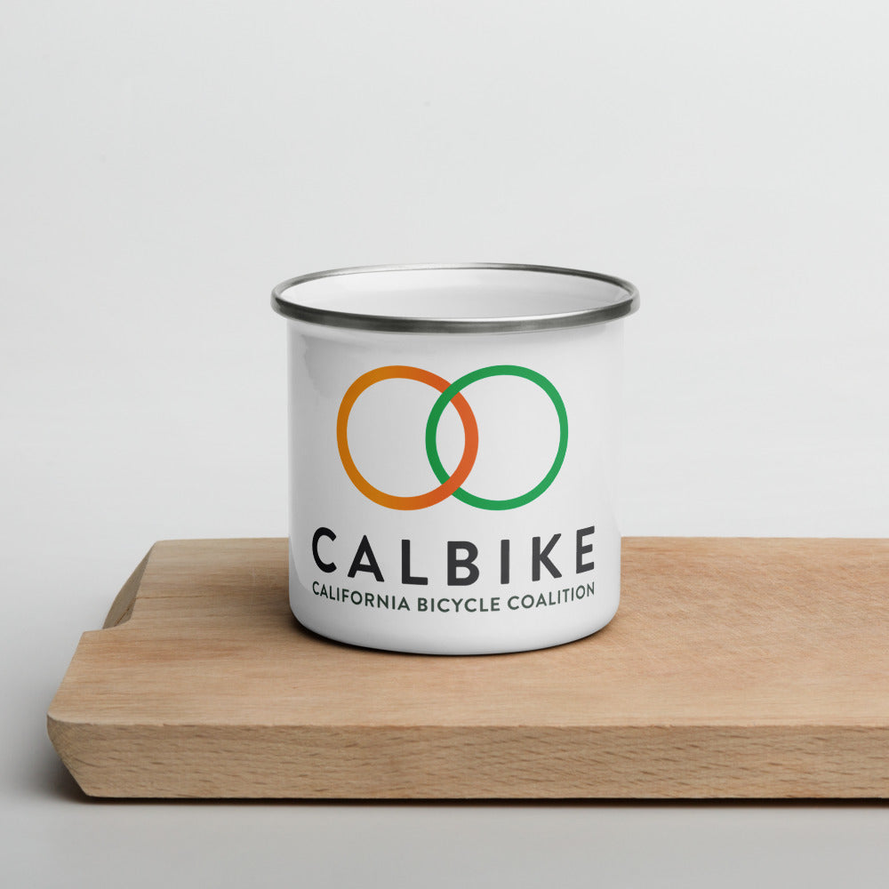 CalBike Enamel Camper Mug