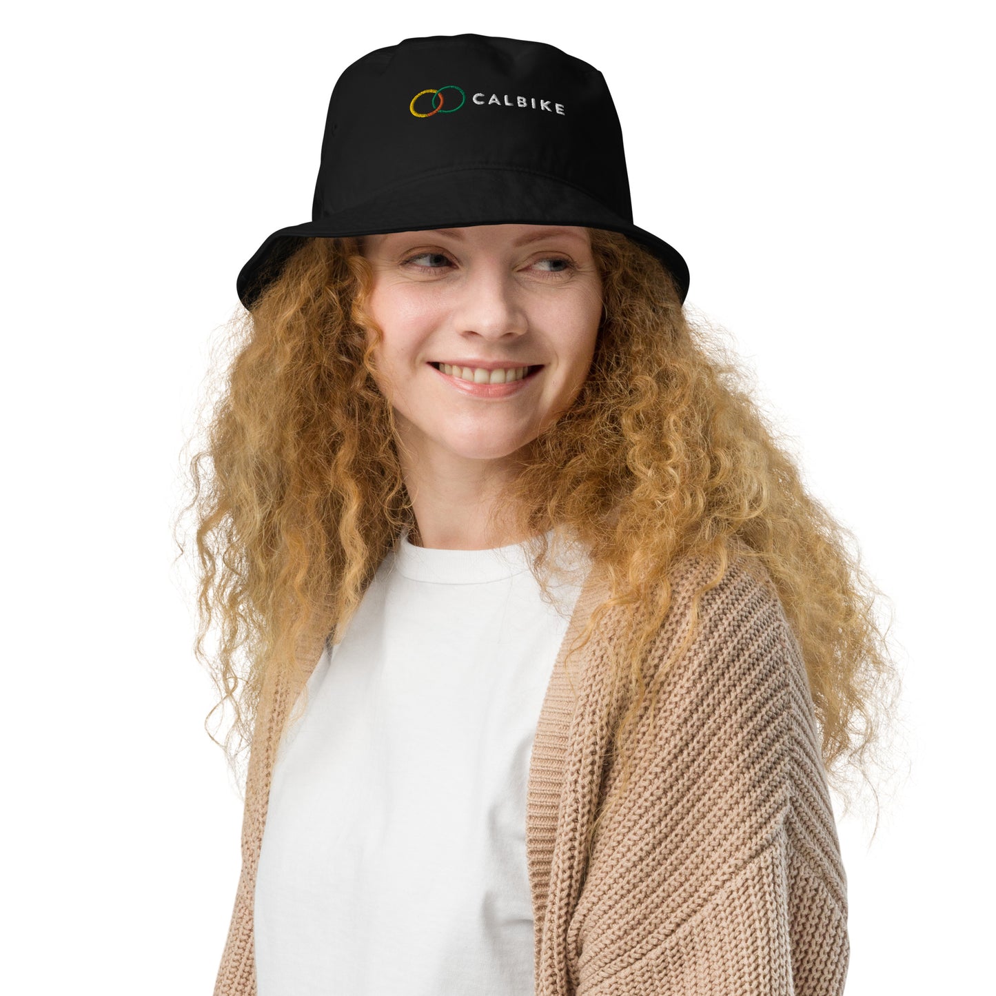Calbike Unisex Organic bucket hat - BLACK