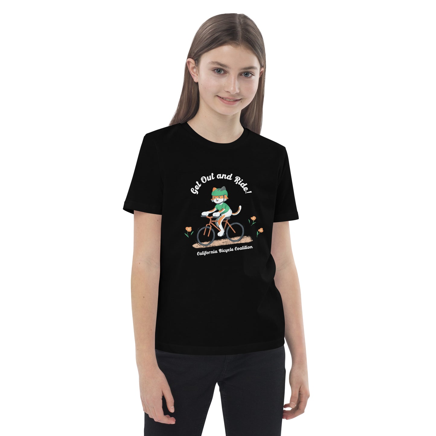 Cal The Cat Kids Unisex Organic cotton t-shirt