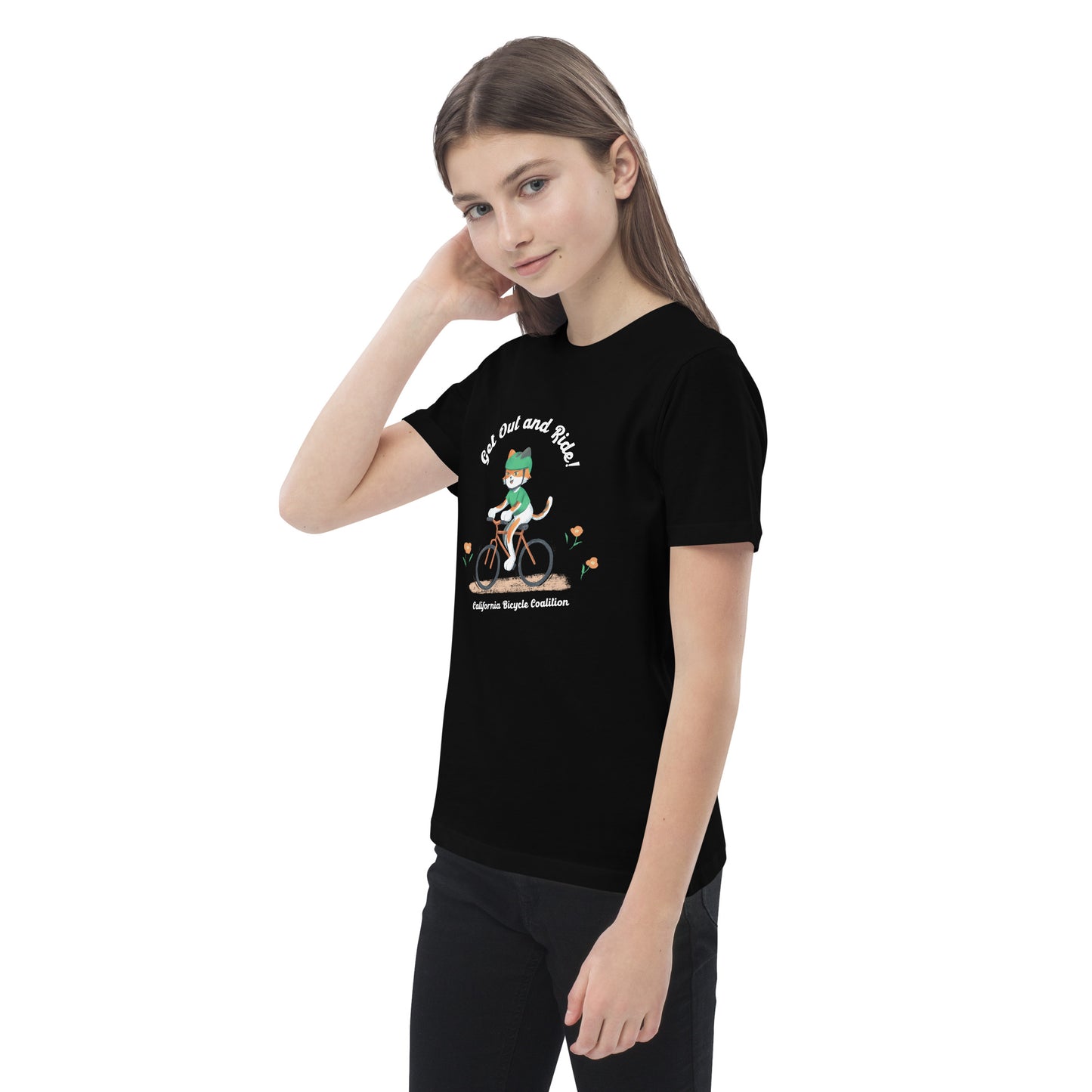 Cal The Cat Kids Unisex Organic cotton t-shirt
