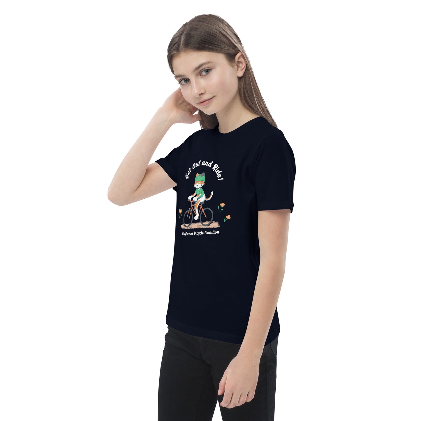 Cal The Cat Kids Unisex Organic cotton t-shirt