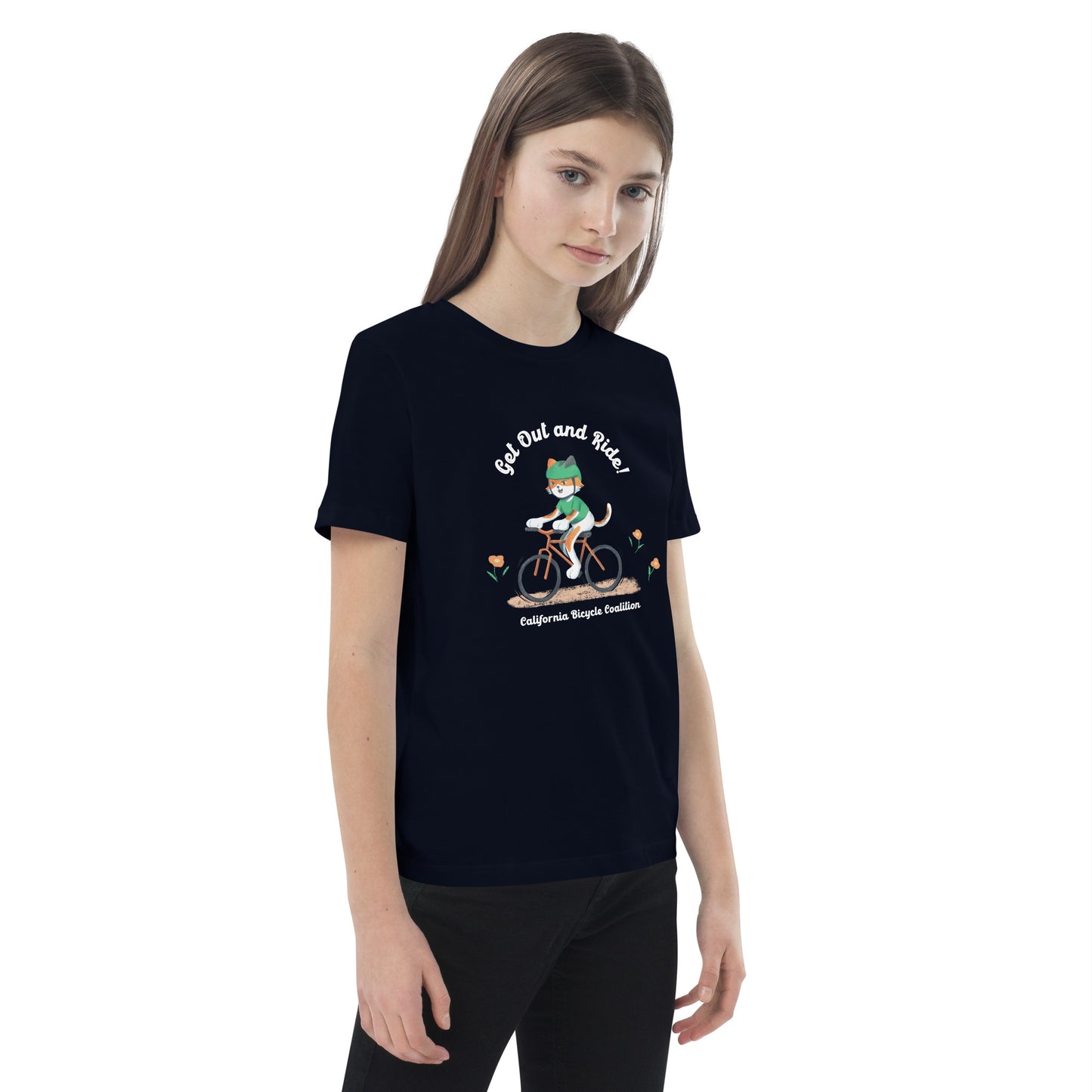 Cal The Cat Kids Unisex Organic cotton t-shirt