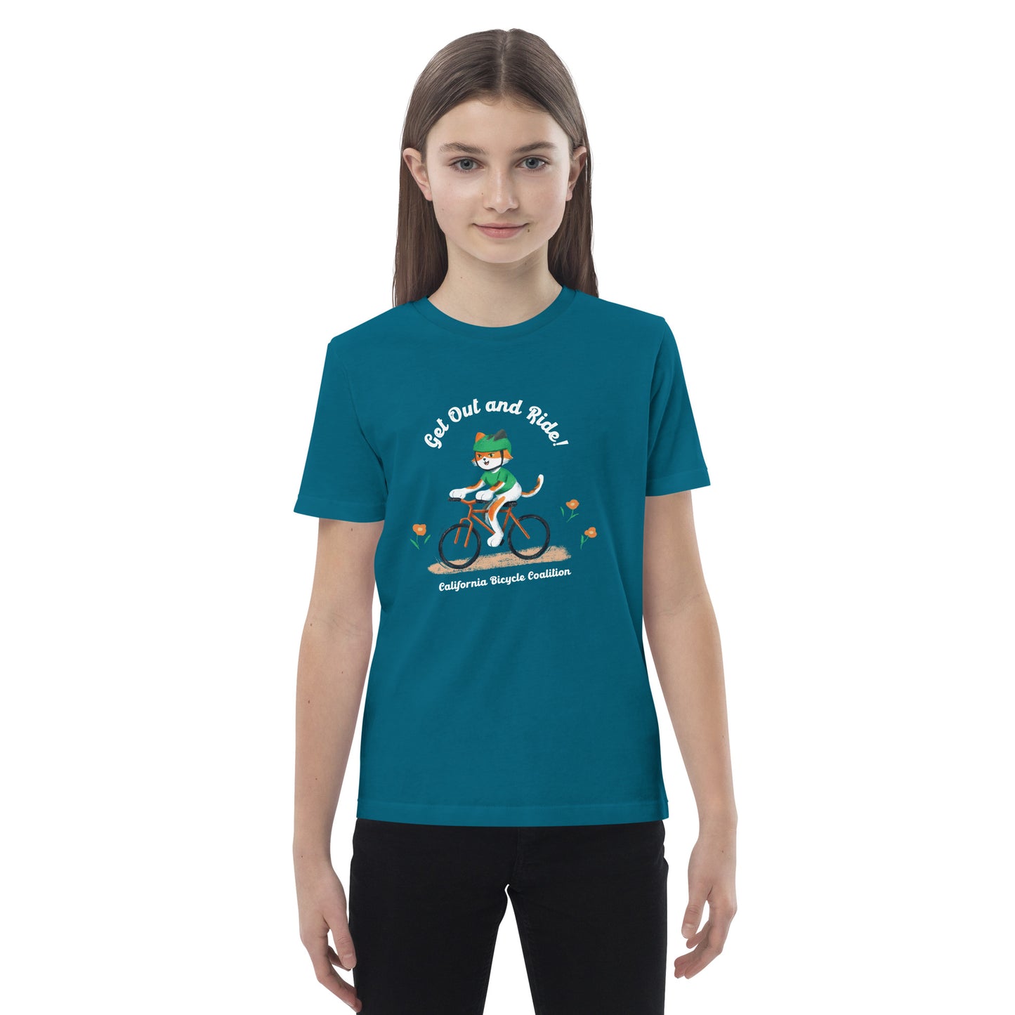 Cal The Cat Kids Unisex Organic cotton t-shirt