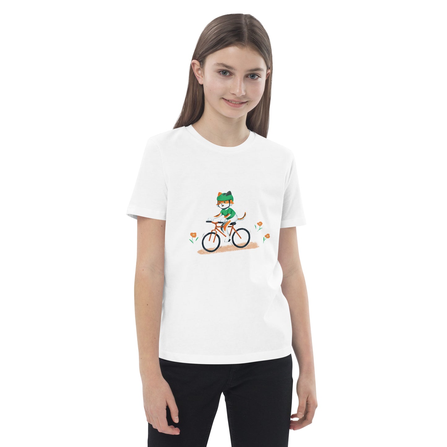 Cal The Cat Kids Unisex Organic cotton t-shirt