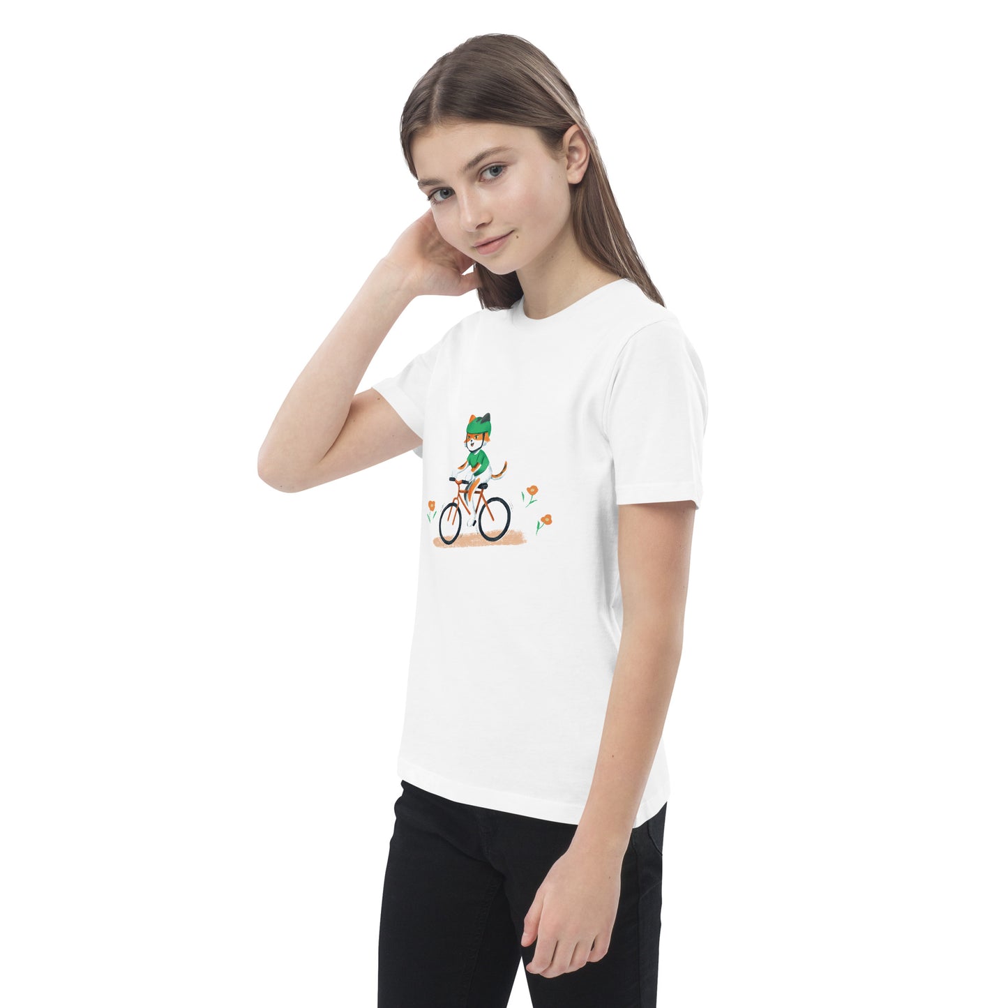 Cal The Cat Kids Unisex Organic cotton t-shirt