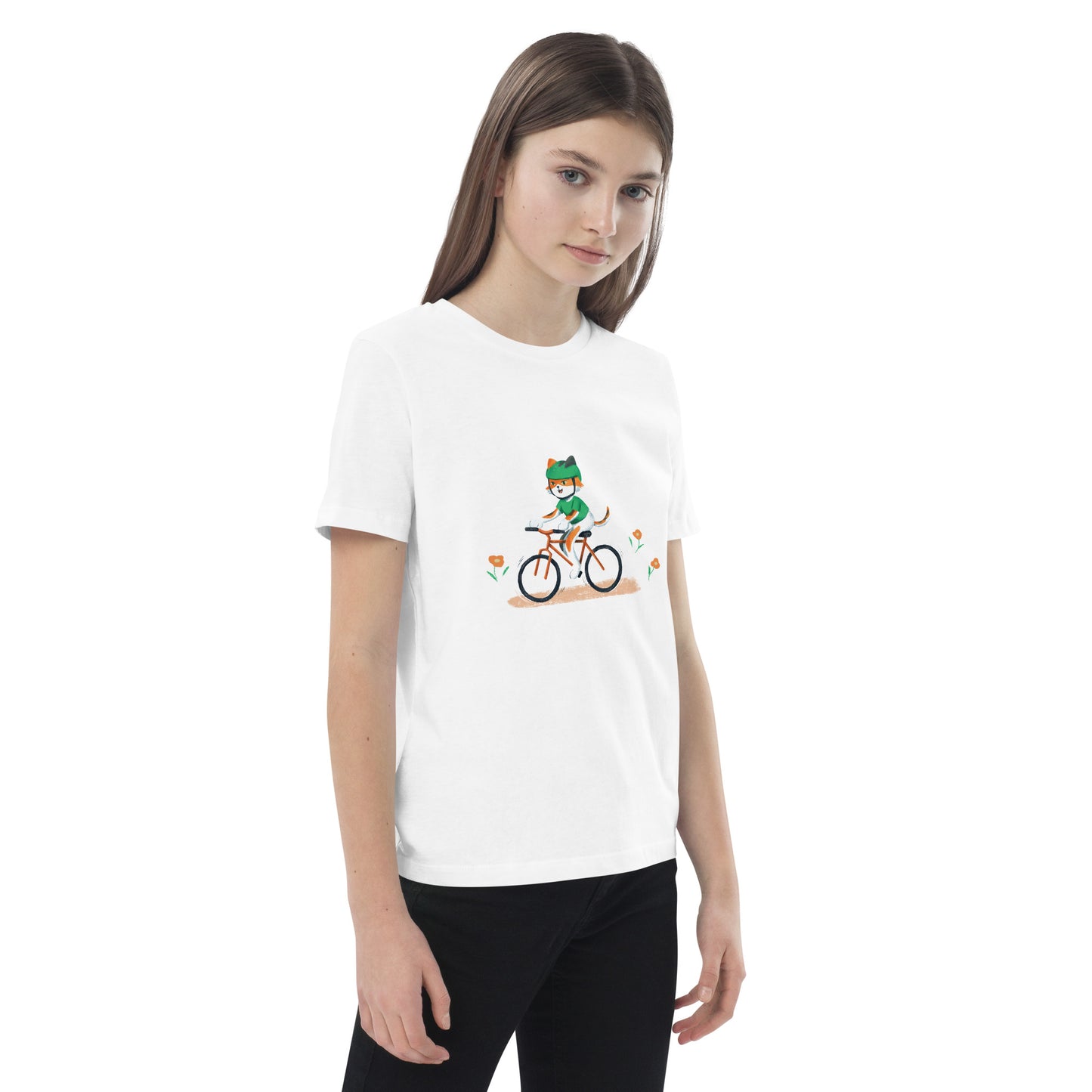 Cal The Cat Kids Unisex Organic cotton t-shirt