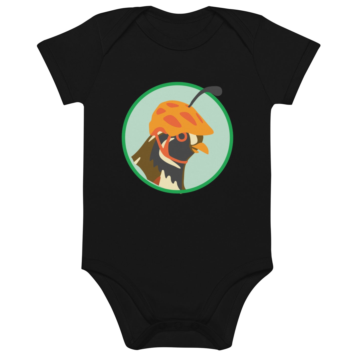 Quail Organic cotton baby bodysuit