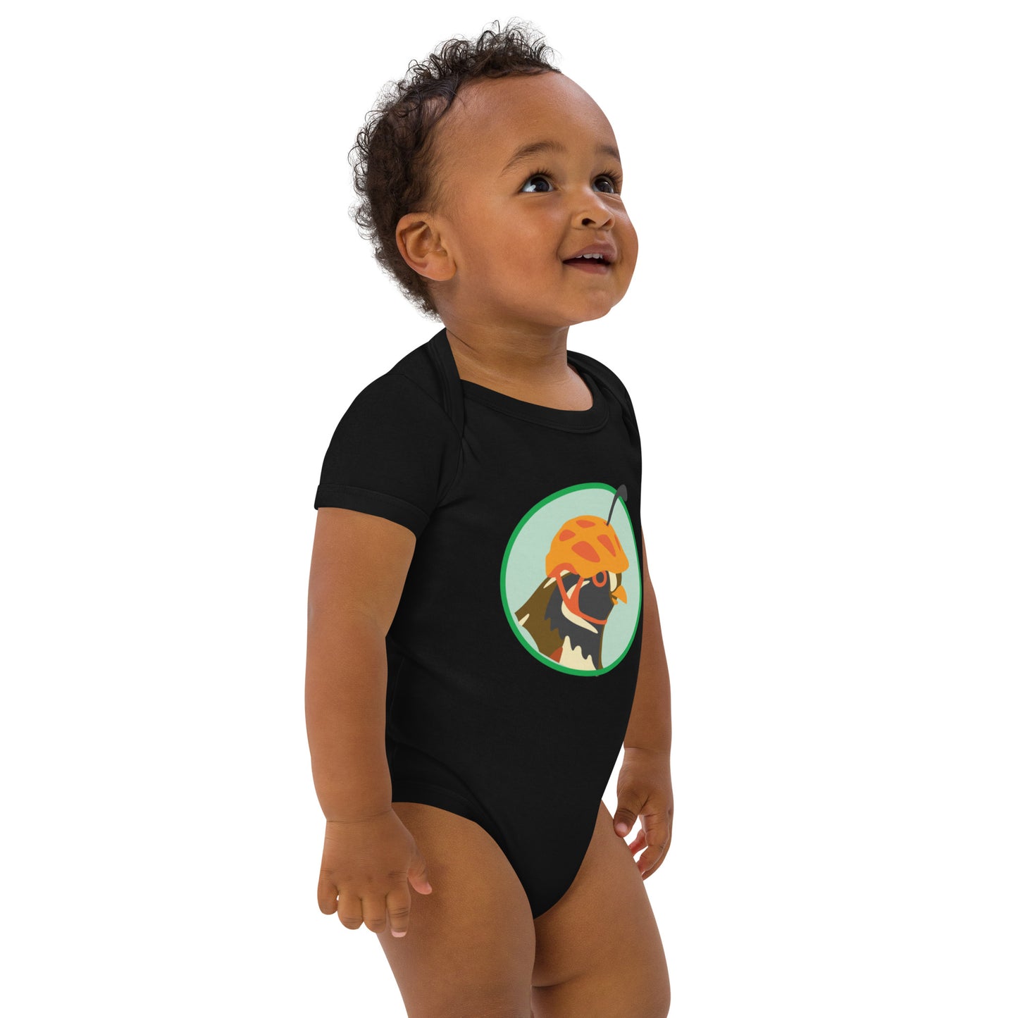 Quail Organic cotton baby bodysuit