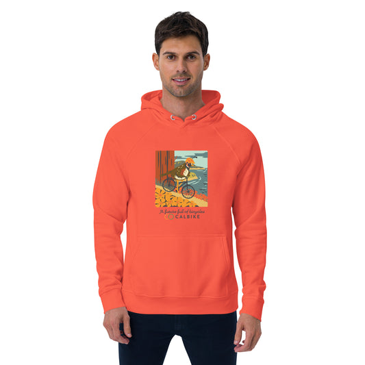 A Future Full of Bicycles - Unisex eco raglan hoodie