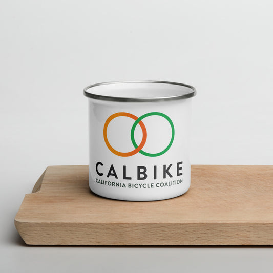 CalBike Enamel Camper Mug