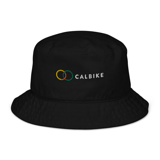 Calbike Unisex Organic bucket hat - BLACK